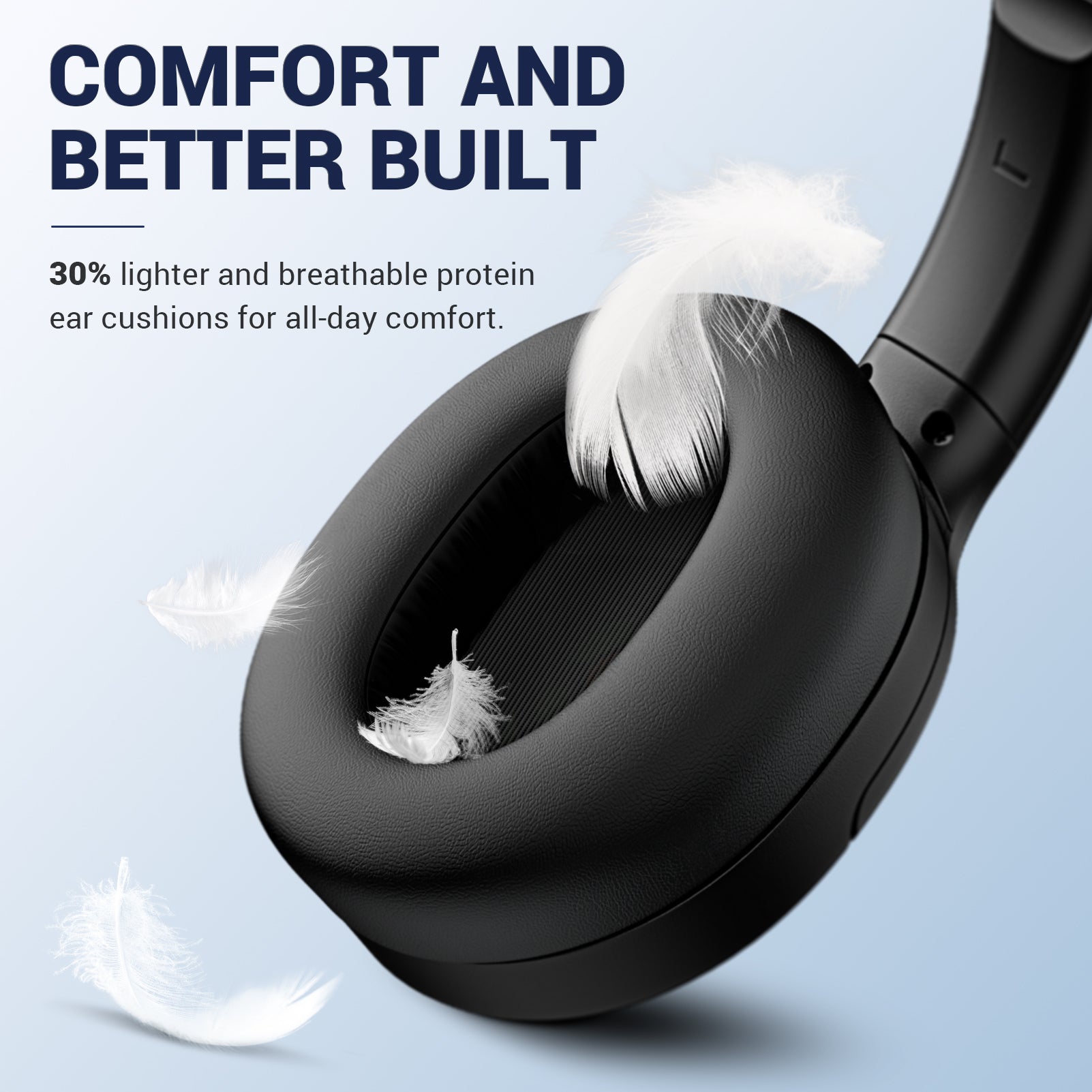 vibeadio Hybrid Active Noise Cancelling Headphones